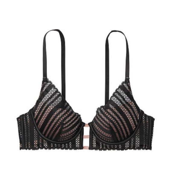 Lace Lightly Lined Plunge Bra - Picture 1 of 2